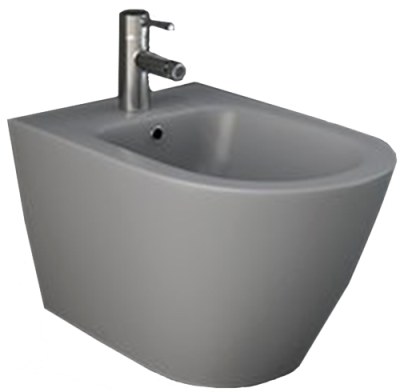Биде подвесное, серое Rak Ceramics Feeling RST07503A