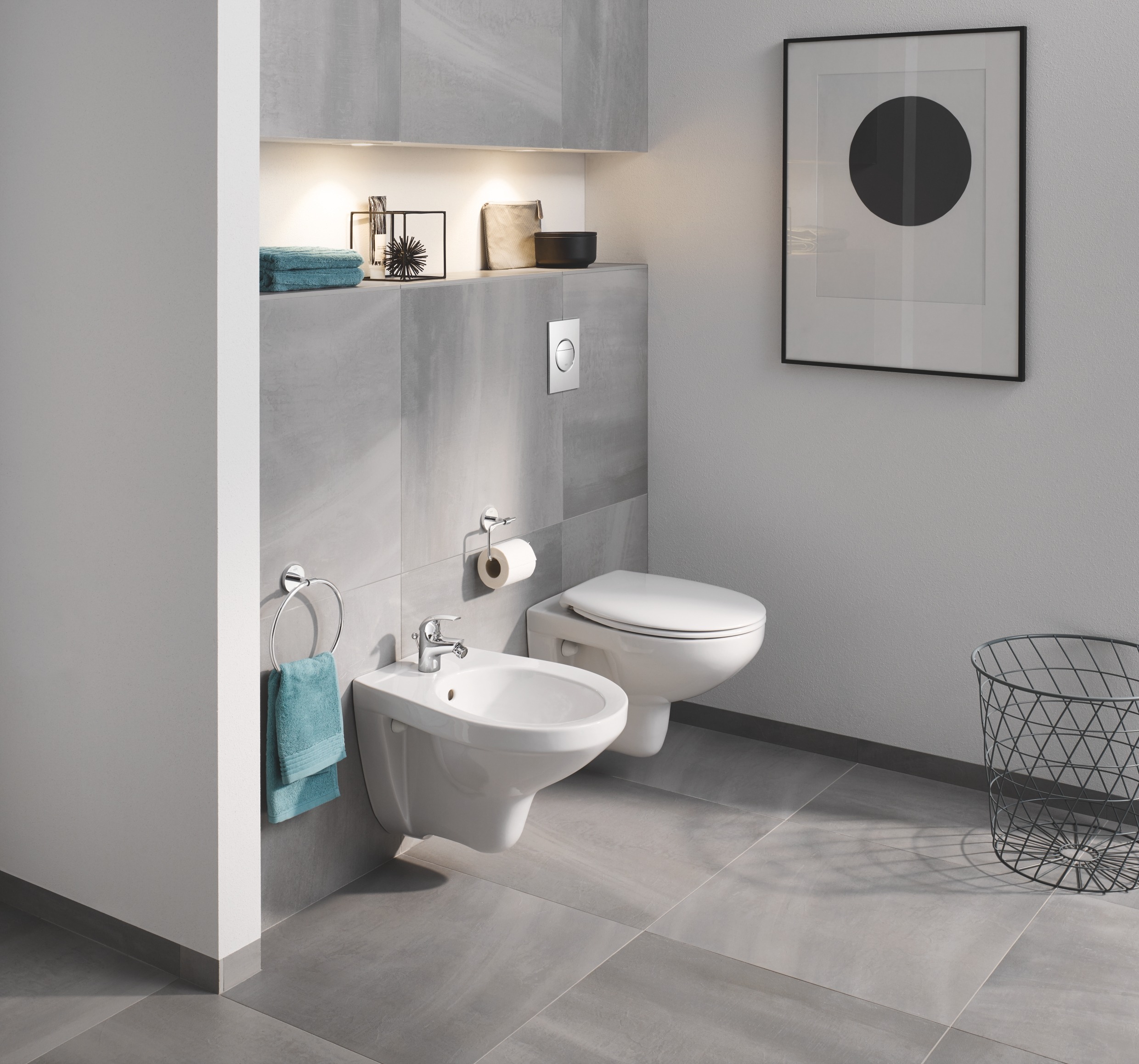 Биде подвесное GROHE 39433000 Bau Ceramic (Германия)