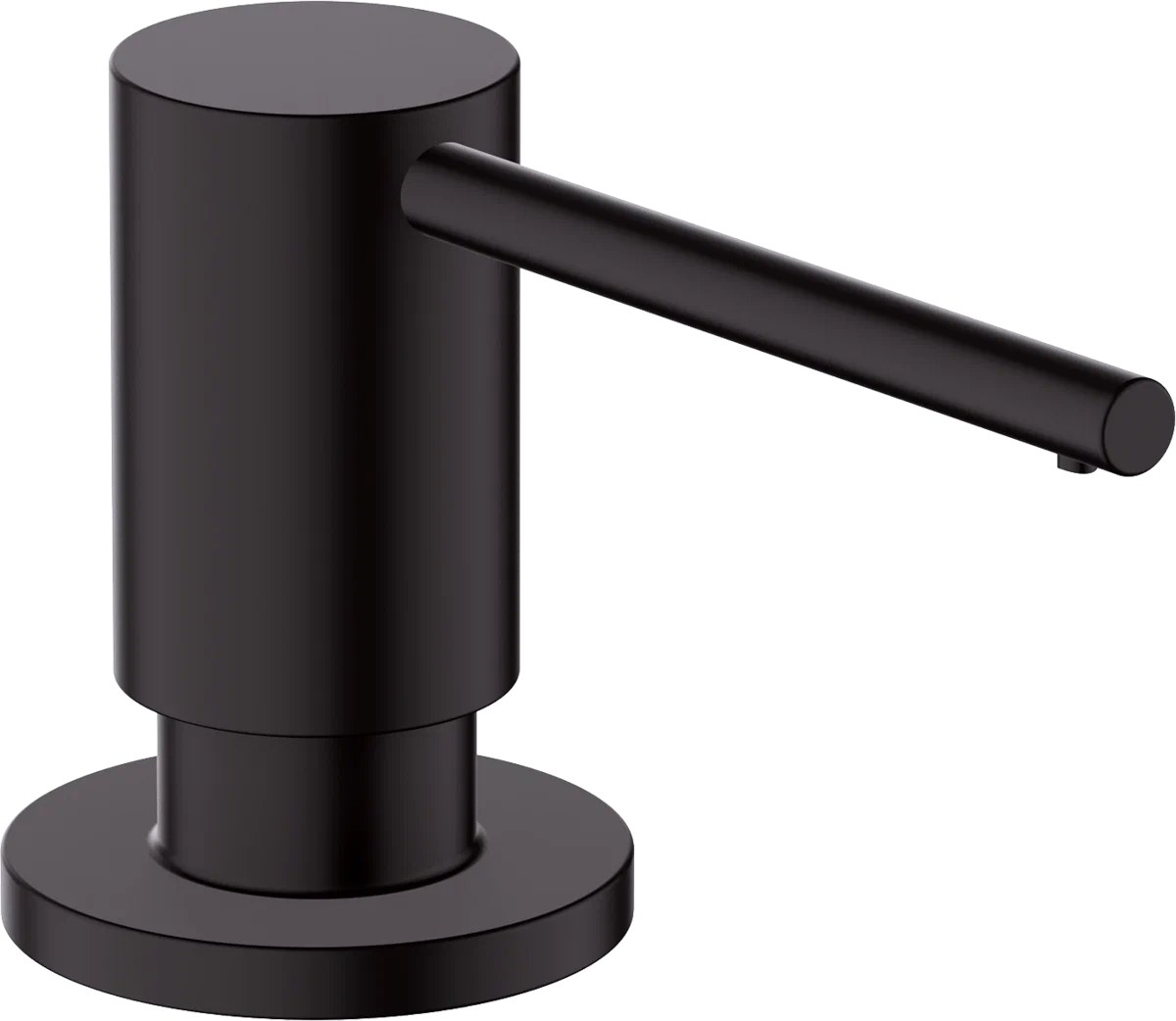 Дозатор жидкого мыла, встраиваемый, черный Hansgrohe 40438670