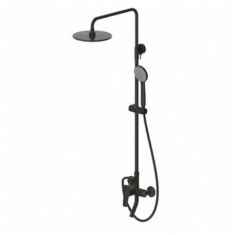 Душевая стойка Bravat Rhein черный матовый F 6429564 BW-A-ENG