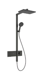 Душевая система с термостатом для душа, шлиф.черный хром Hansgrohe Raindance Alive Q 24591340