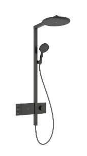 Душевая система с термостатом для душа, шлиф.черный хром Hansgrohe Raindance Alive S 2jet 24596340