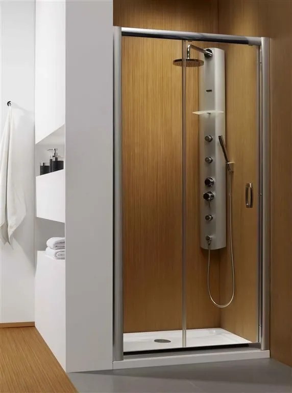 Душевая дверь 1000х1900, прозрачное стекло, хром Radaway PREMIUM PLUS DWJ 33303-01-01N
