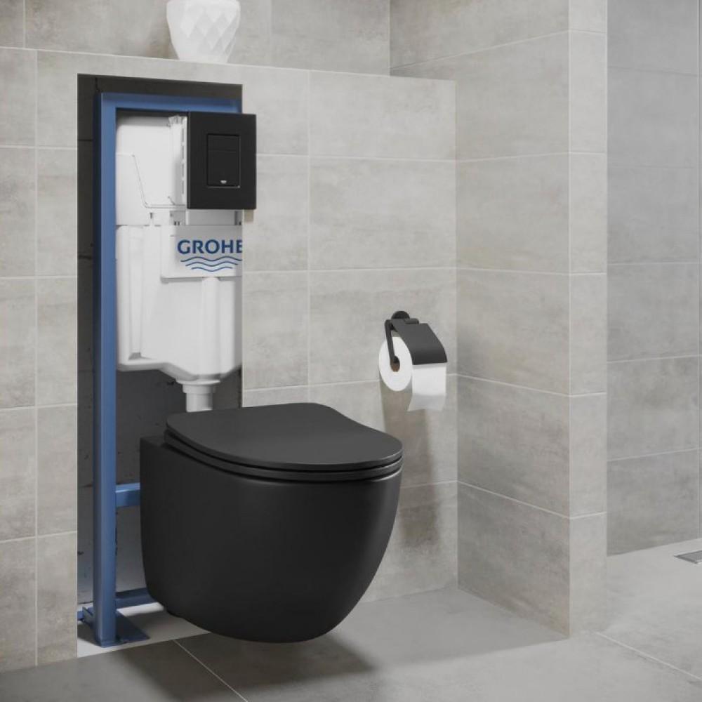 Инсталляция Grohe Rapid SL клавиша черный матовый 38528001 + 38732KF0