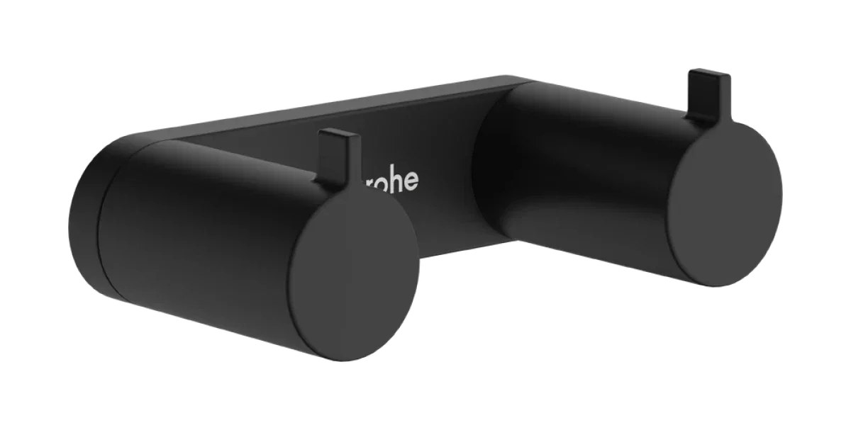 Крючок двойной, черный Hansgrohe AddStoris S 41785670
