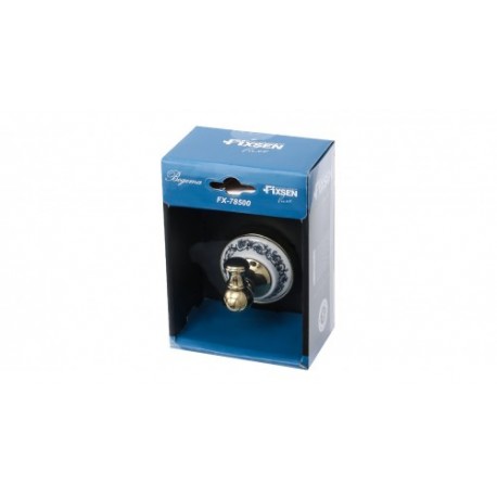 Крючок одинарный для ванной комнаты FIXSEN BOGEMA GOLD FX-78505G (ЧЕХИЯ)