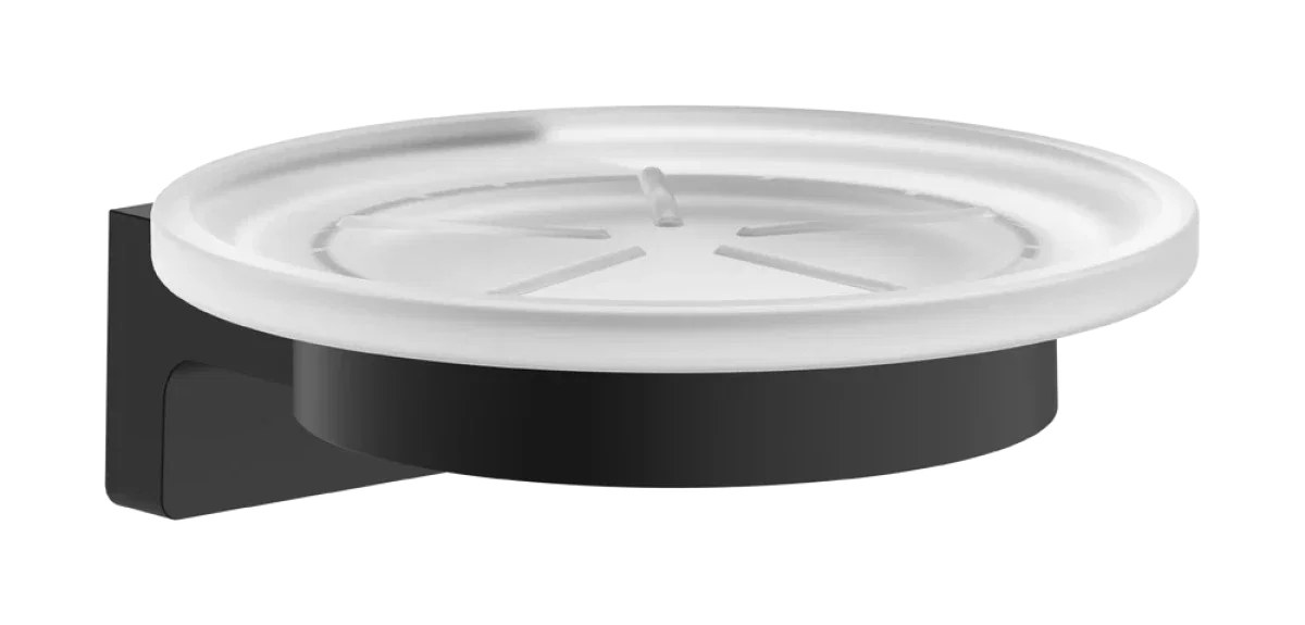 Мыльница с держателем, черный Hansgrohe AddStoris S 41766670