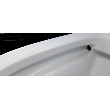 Напольный пристеный безободковый унитаз Creo ceramique Brest CR1200R + BR1001T/CR1001T (Франция)