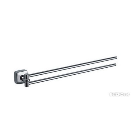 Полотенцедержатель двойной для ванной комнаты FIXSEN KVADRO FX-61302 (ЧЕХИЯ)