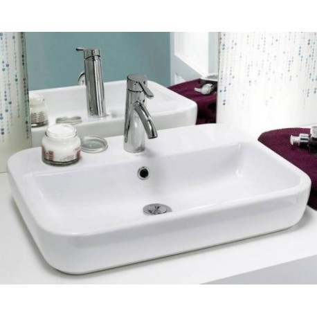 Раковина накладная Caspia 60 Square CERSANIT UM-CAS60/1-S (Польша)