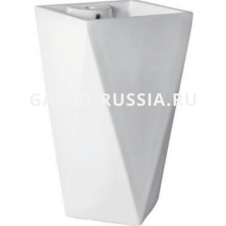 Раковина напольная с переливом GAPPO GT-601 (495mm*485mm*855mm) Квадратная