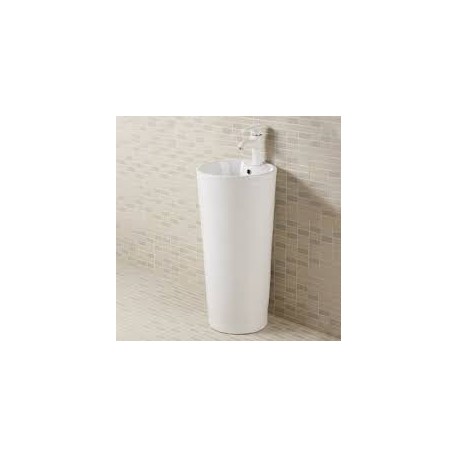 Раковина напольная с переливом GAPPO GT-602 (410mm*410mm*850mm) Круглая