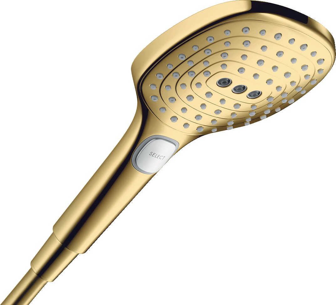 Ручной душ 120, золото Hansgrohe Raindance Select E 3jet 26520990