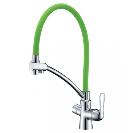 Смеситель для кухни с подключением к фильтру с питьевой водой LEMARK LM 3070 C-Green COMFORT (Чехия)