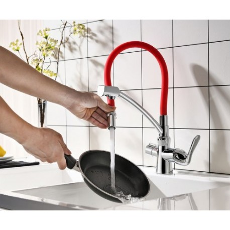 Смеситель для кухни с подключением к фильтру с питьевой водой LEMARK LM 3070 C-Orange COMFORT (Чехия)