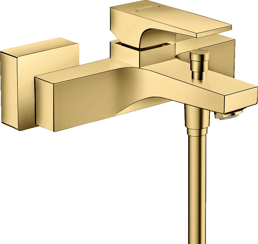 Смеситель для ванны, золото Hansgrohe Metropol 32540990