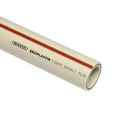 STRFB032TRCT Труба FIBER BASALT PLUS Wavin Ekoplastik PPR, S 3,2 d 32*4,4 длина 4 м