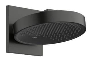 Верхний душ 250, с настенным креплением, шлиф. черный хром Hansgrohe Rainfinity 26226340